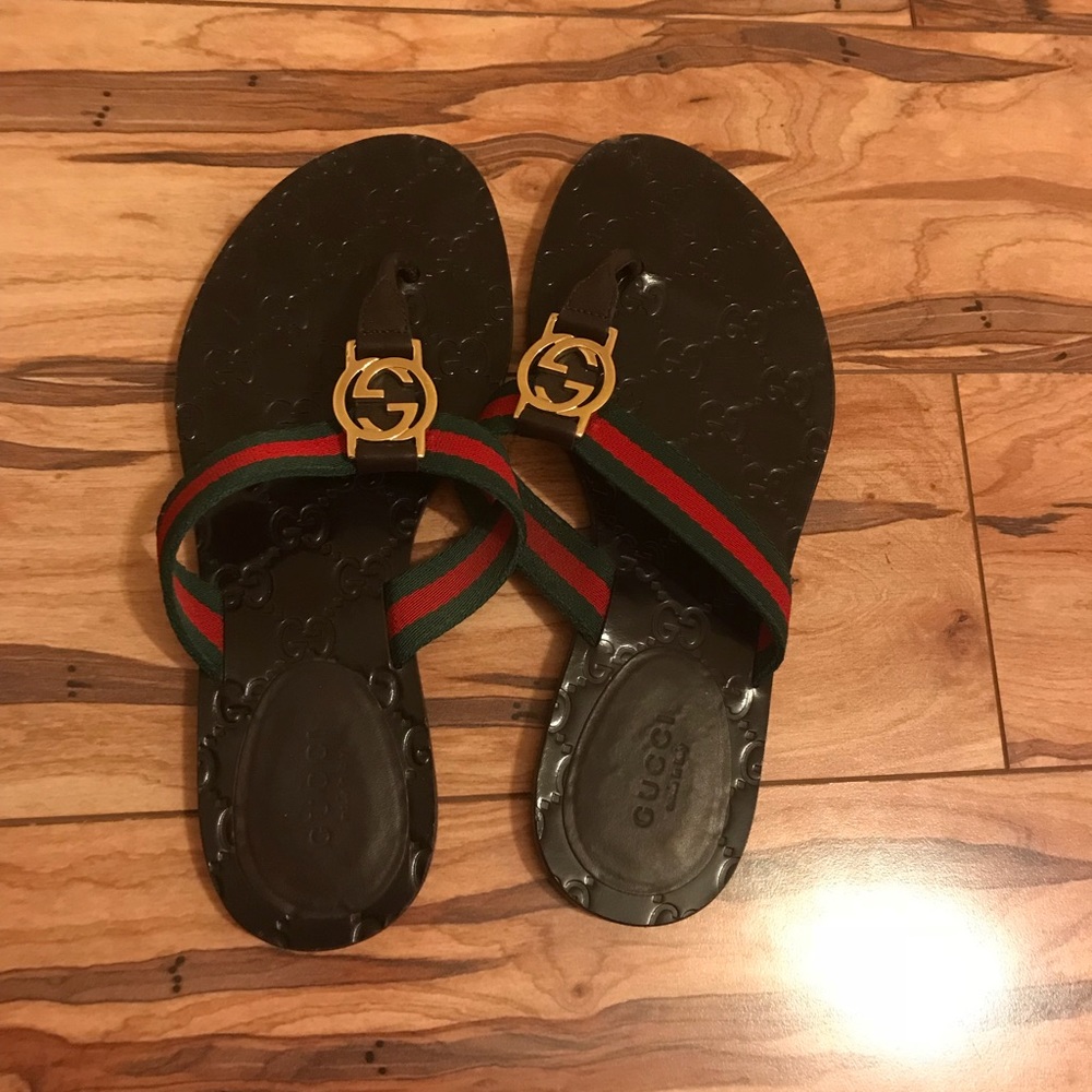 Gg Thong Web Sandal - image 1